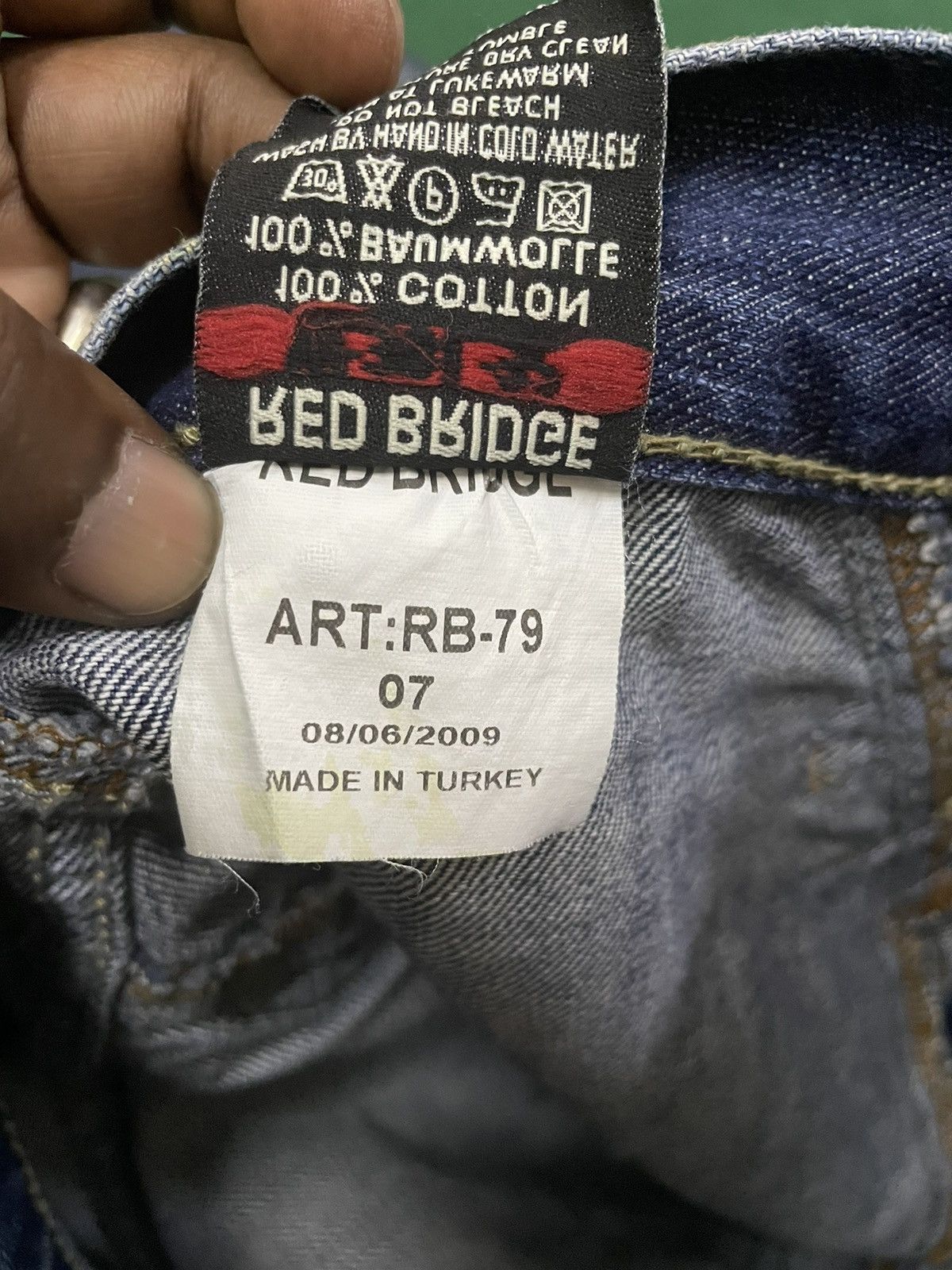 If Six Was Nine Red Bridge Distressed Jeans Size US 32 / EU 48 - 10 Thumbnail