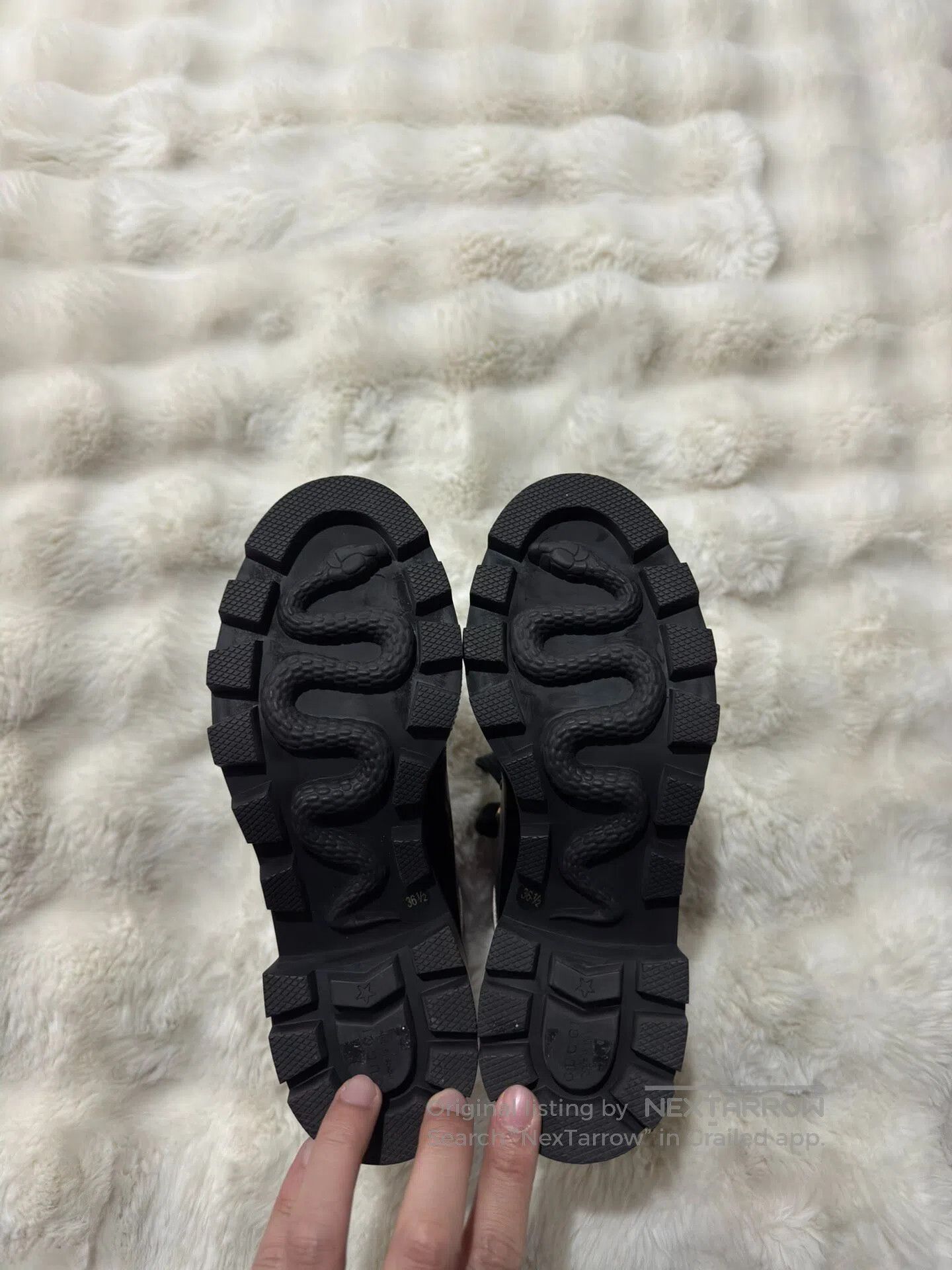 Gucci Guicci Black Women's Martin Boots| Size US 6 / IT 36 - 5 Thumbnail