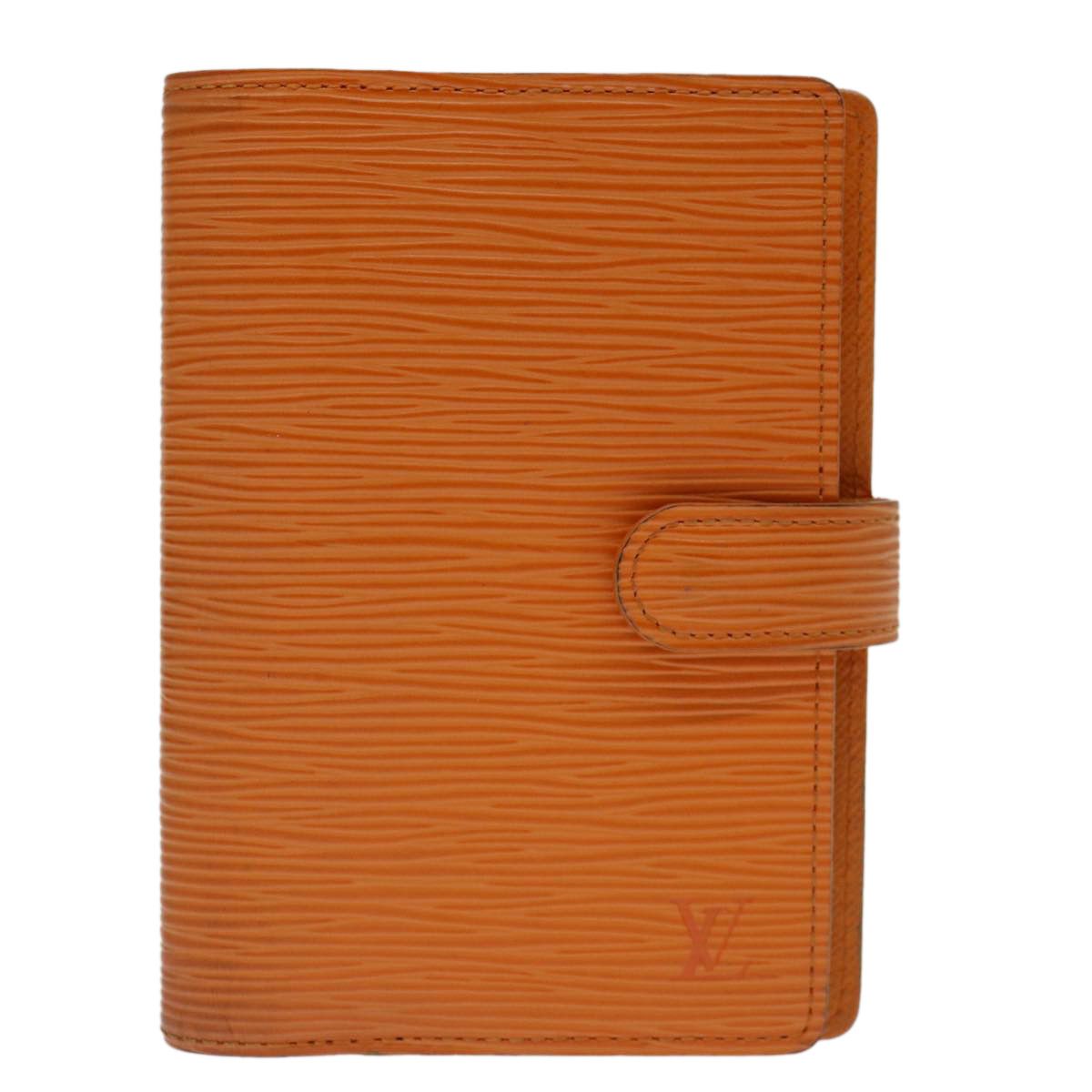 Louis Vuitton Agenda Pm Orange Leather Wallet (Pre-Owned) Size ONE SIZE - 1 Thumbnail