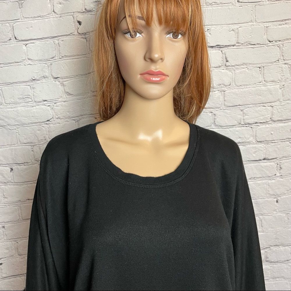 Alexander Wang Alexander Wang Black Sweatshirt Hi-Low Size M Size M / US 6-8 / IT 42-44 - 3 Thumbnail