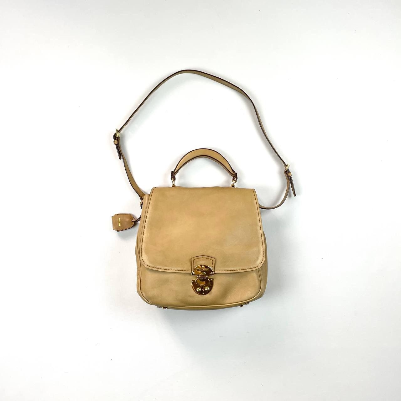 Vintage Miu Miu Vintage Leather Shoulder Leather Y2k Bag Code 122