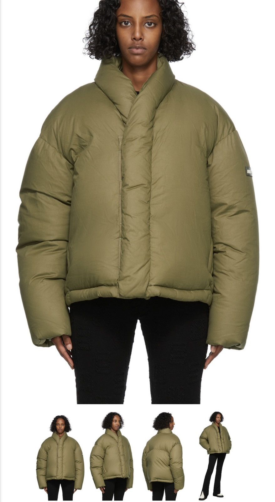 image of Ambush Design Ambush Kimono Jacket in Green, Men's (Size Medium)