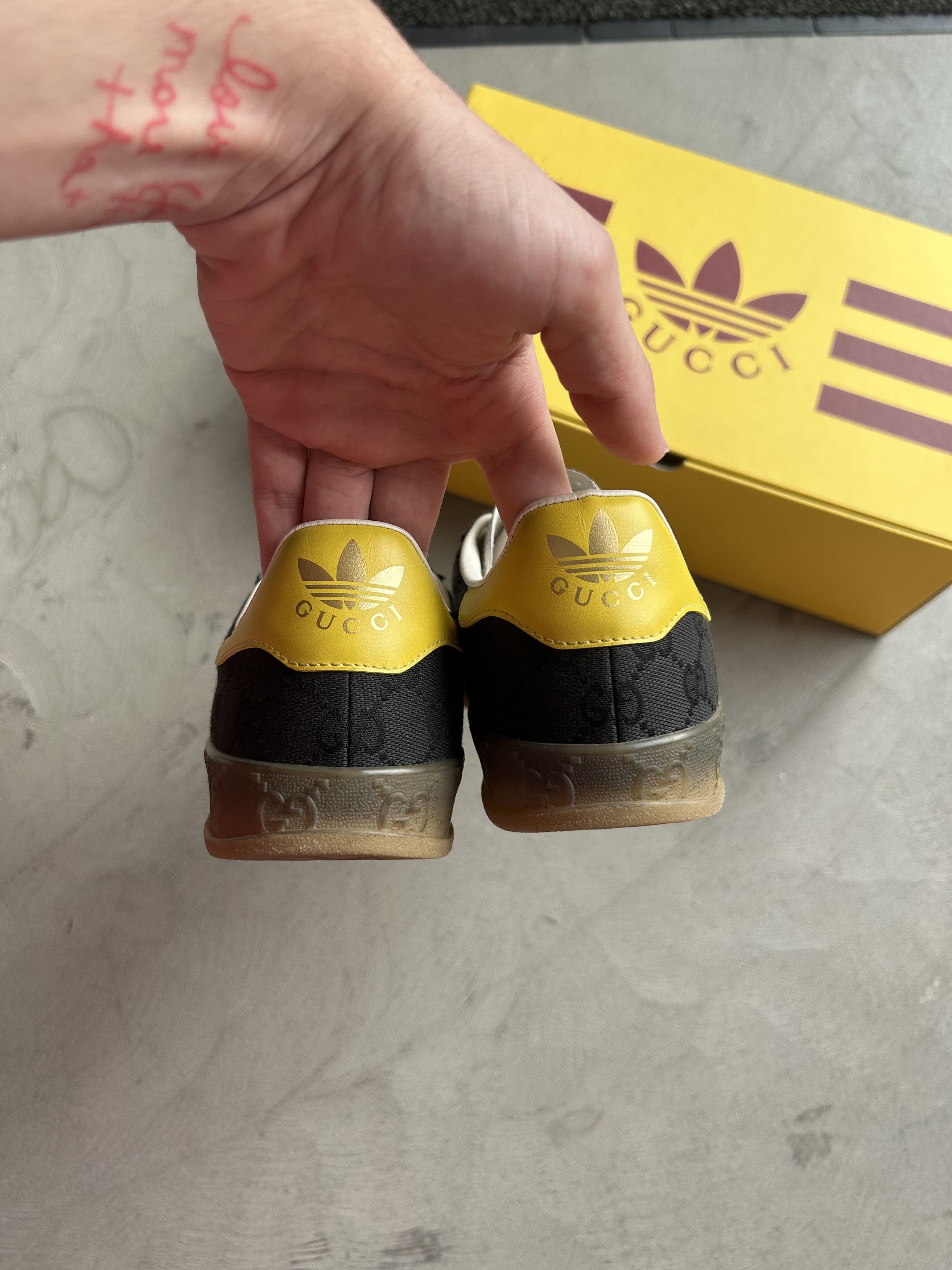 Adidas × Gucci Adidas x Gucci GG Monogram Gazelle Size US 8 / EU 41 - 5 Thumbnail