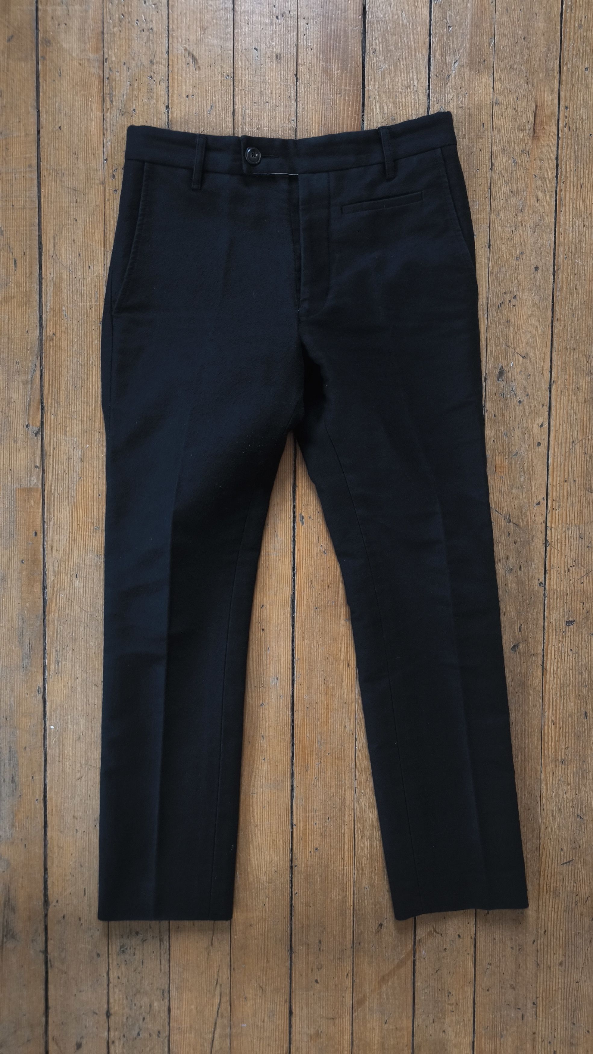パンツ 2000's archive wide design black slacks 00s archive