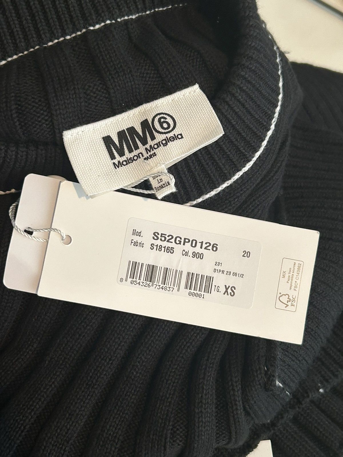 Maison Margiela NWT! SS23 Boxy Reworked Cropped Knit Size US S / EU 44-46 / 1 - 3 Thumbnail