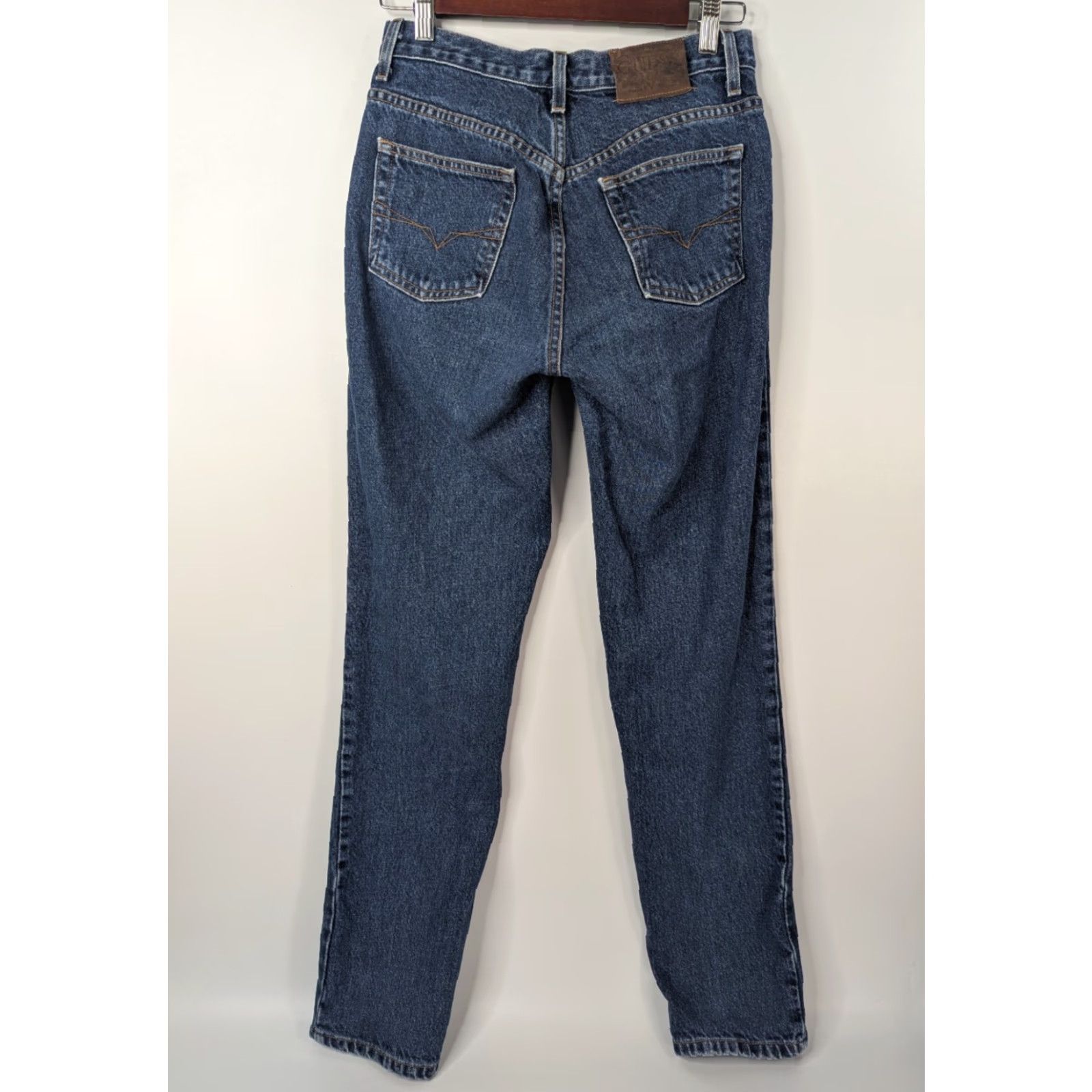 Guess VINTAGE GUESS JEANS Men 29 Slim Straight 5-Pocket Denim Blue USA 90s Y2K American Tradition Jeans — Regular Size, 28-29 Inseam 33 in Mens Size US 29 - 3 Thumbnail