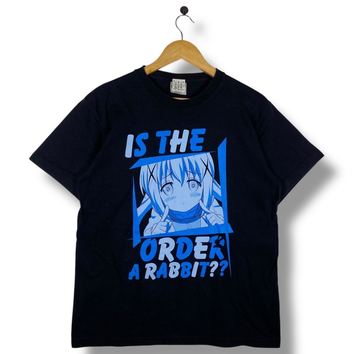 Anime × Vintage Is The Order A Rabbit? CHINO Graphic Anime Tee Shirt Large Size US L / EU 52-54 / 3 - 1 Thumbnail