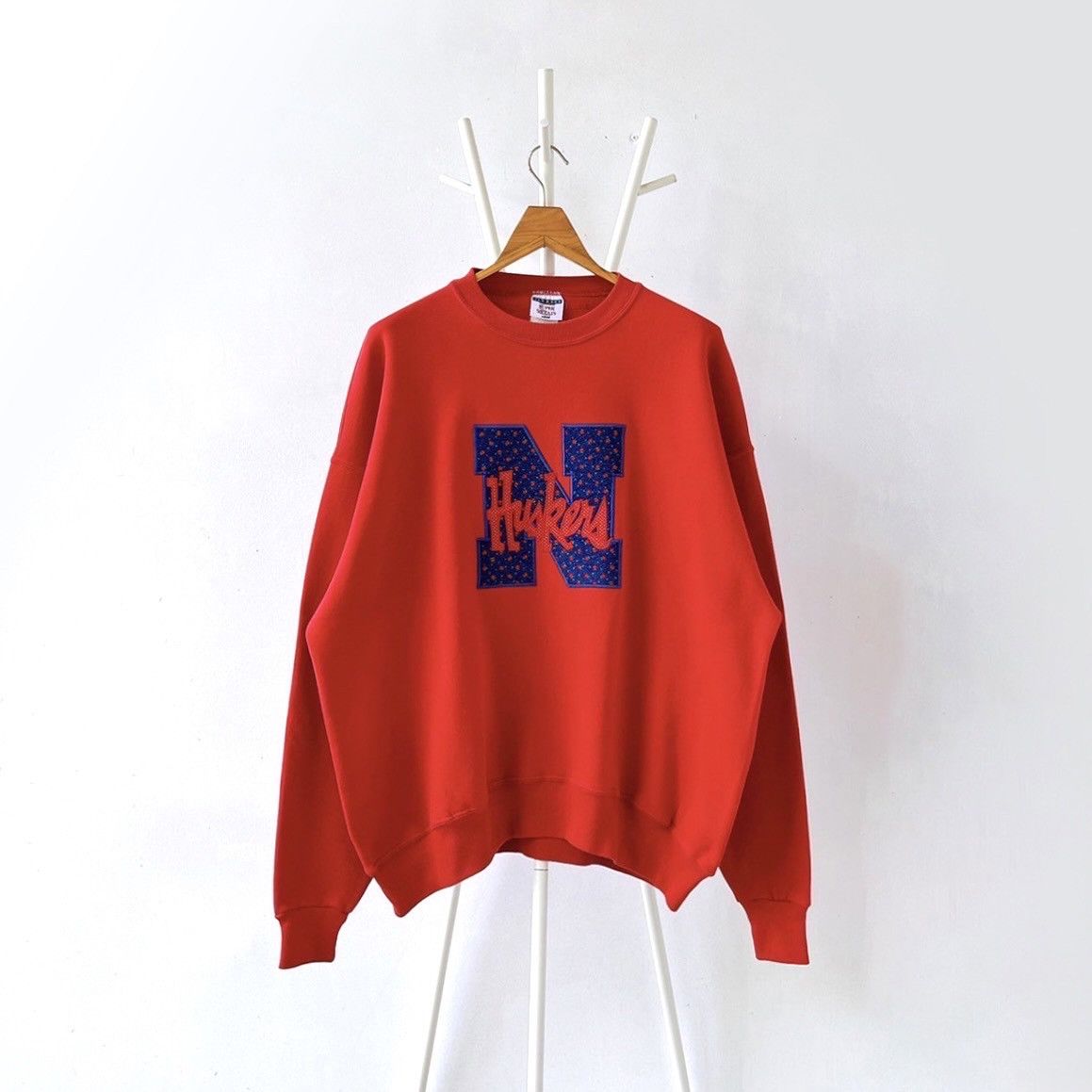Jerzees × Vintage 90s University of Nebraska huskers sweatshirt/ XL Size US XXL / EU 58 / 5 - 1 Thumbnail