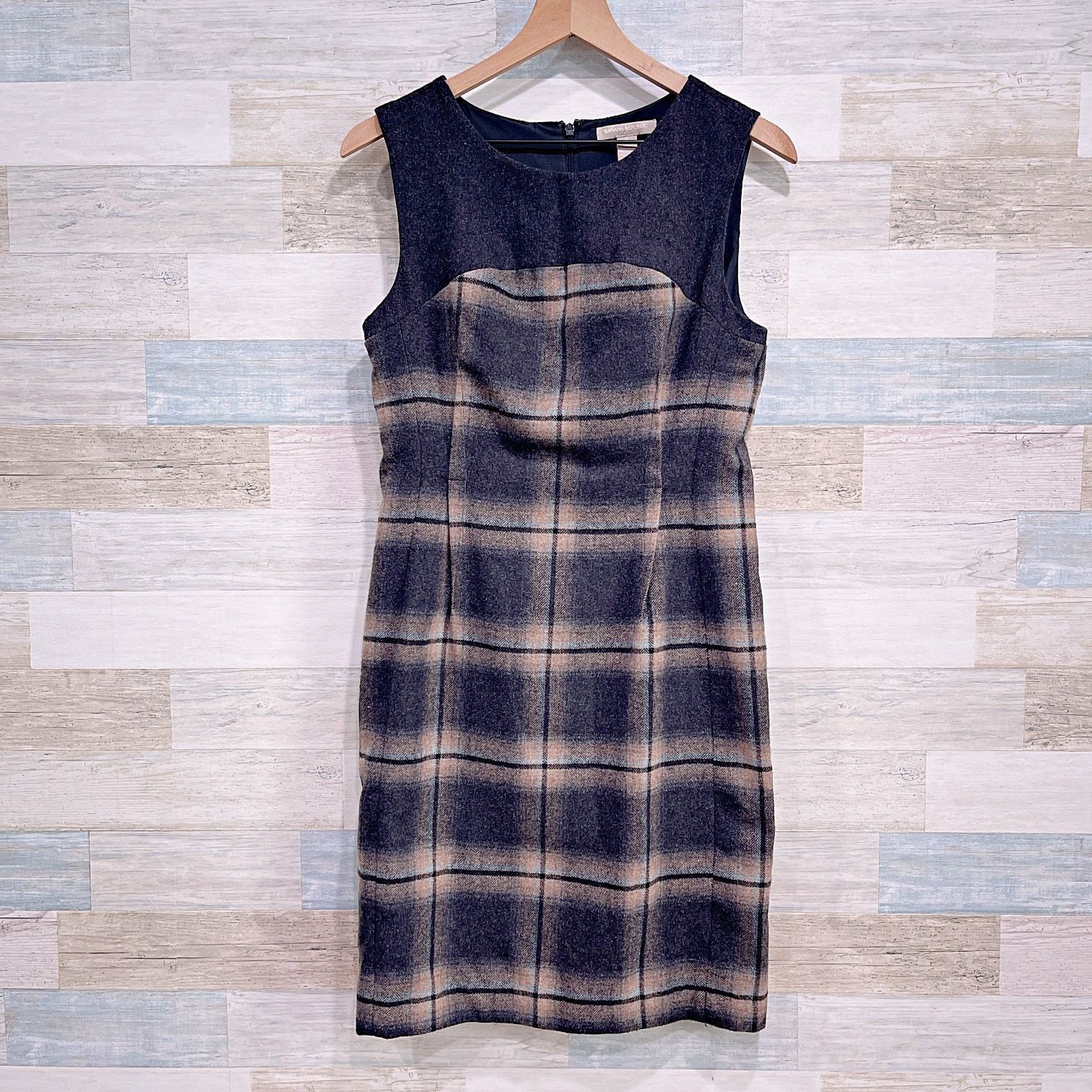 Banana Republic Banana Republic Flannel Plaid Sheath Dress Womens 6 Size M / US 6-8 / IT 42-44 - 1 Thumbnail