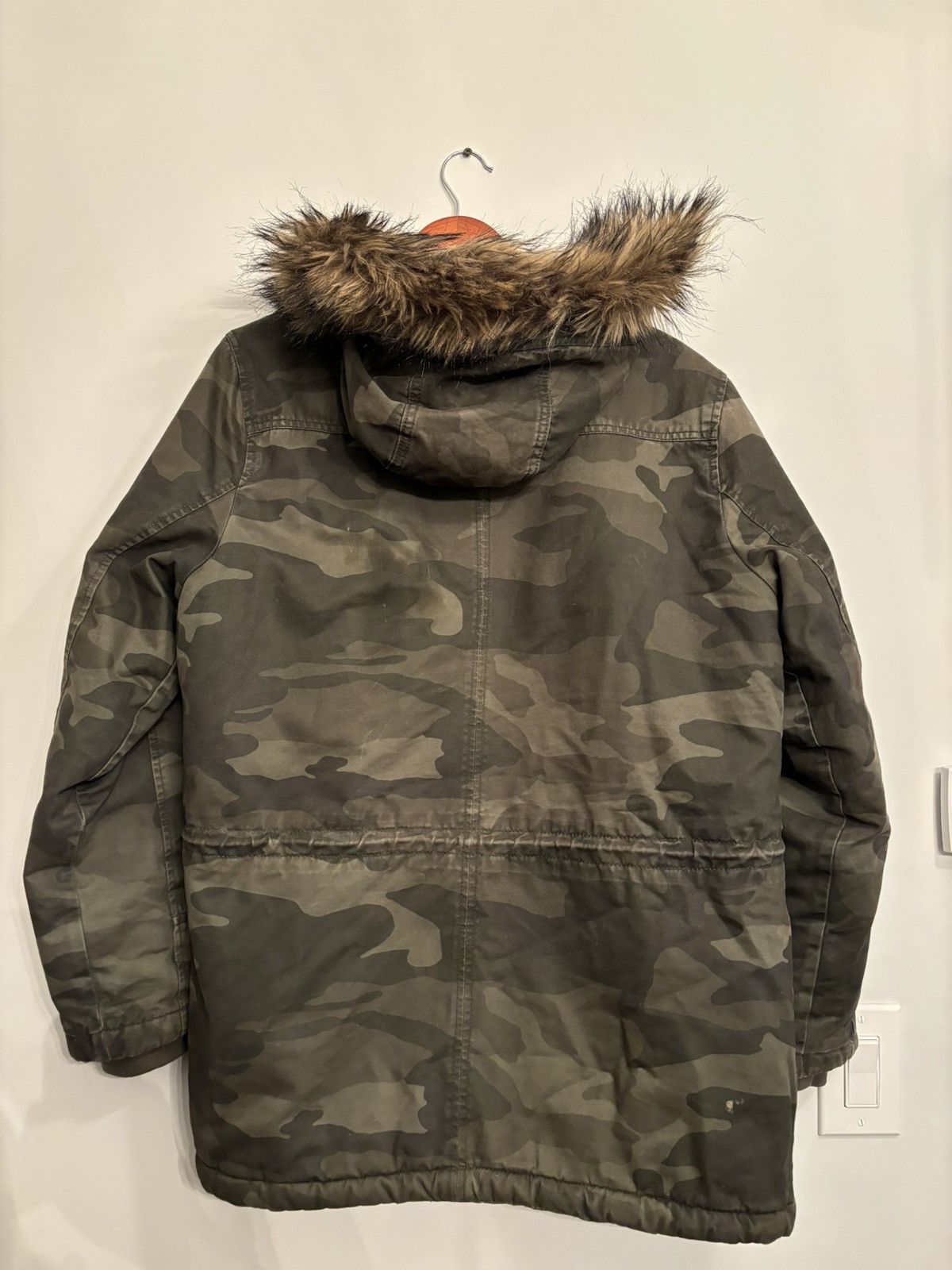 Abercrombie & Fitch Green camouflage parka with faux fur hood Size US S / EU 44-46 / 1 - 2 Thumbnail