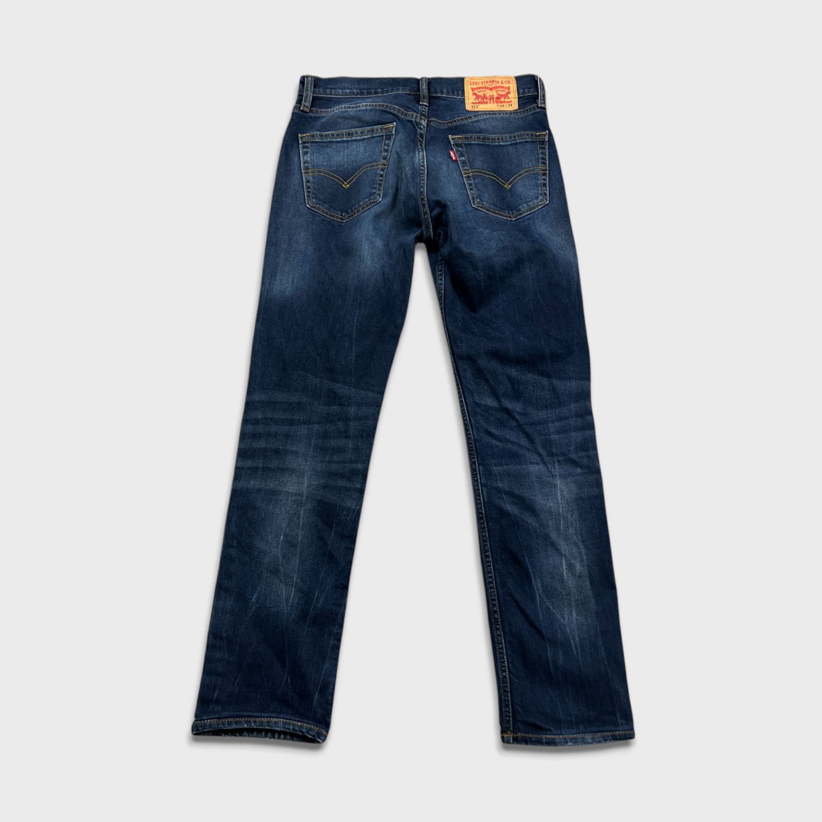 Levi's × Vintage Levi's 511 Jeans 30x29 Slim Fit Faded American Denim Pants Size US 30 / EU 46 - 6 Thumbnail