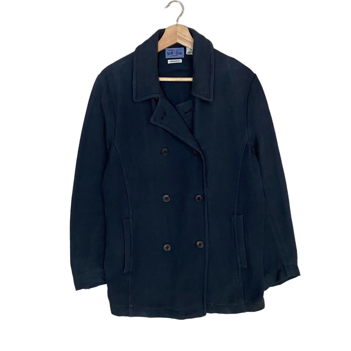 45rpm 🔥BLUE BLUE JAPAN ARIGATO DOUBLE BREASTED WOOL TWEED JACKET Size US S / EU 44-46 / 1 - 2 Thumbnail