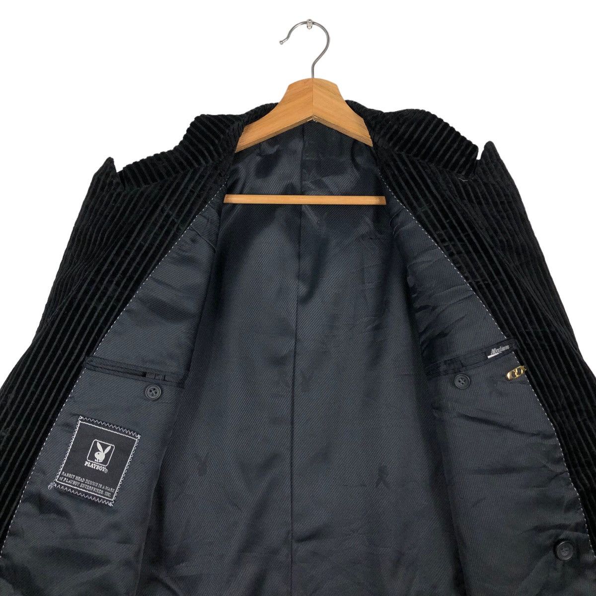 Japanese Brand 🔥Vintage Double Breasts Coats Jacket Striped Playboy Japan Size US M / EU 48-50 / 2 - 14 Thumbnail