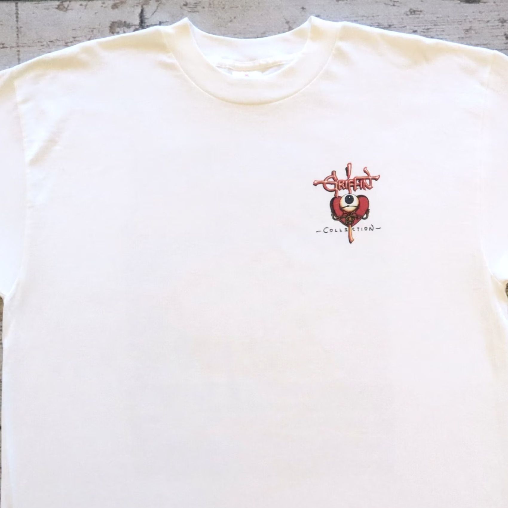Griffin VINTAGE Maui Nokaoe Rick Griffin Shirt XL White 90s Mens Tshirt Size US XL / EU 56 / 4 - 3 Thumbnail