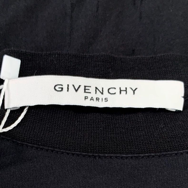 Givenchy Givenchy Givenchy Black Logo Letter Printed Cotton Round-N Size US XS / EU 42 / 0 - 6 Thumbnail