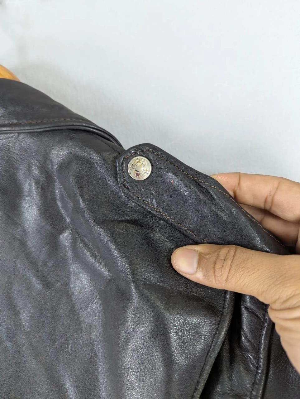 Schott 💥OFFER ME💥 TRUE VINTAGE Schott PERFECTO USA Double Collar Size US L / EU 52-54 / 3 - 19 Thumbnail