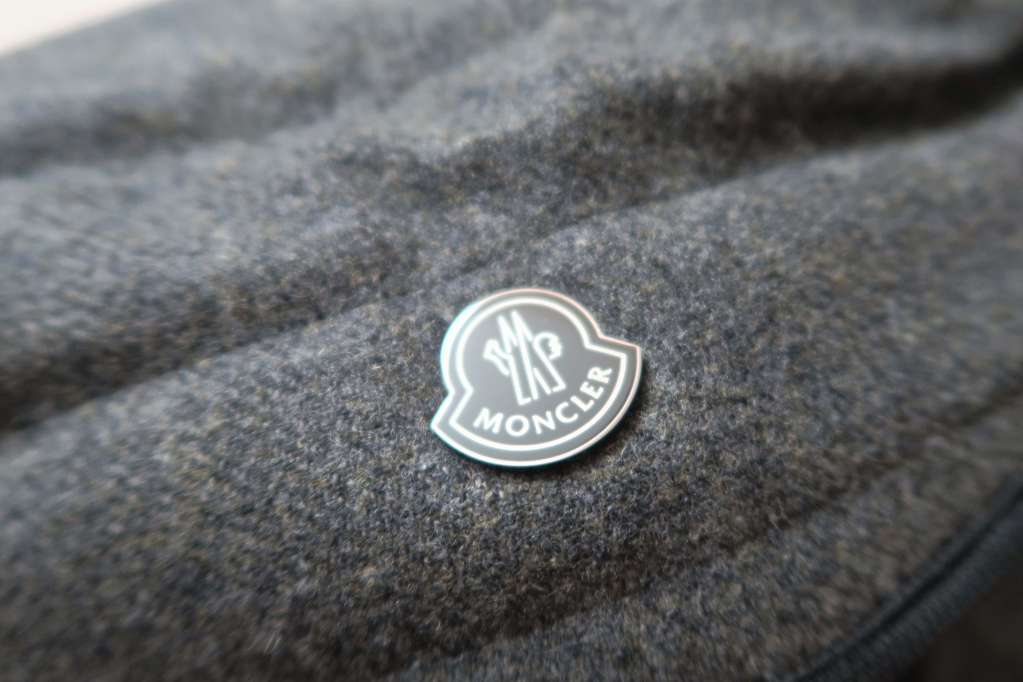 Moncler Moncler Italy Grey Wool Unisex Backpack Size ONE SIZE - 16 Thumbnail