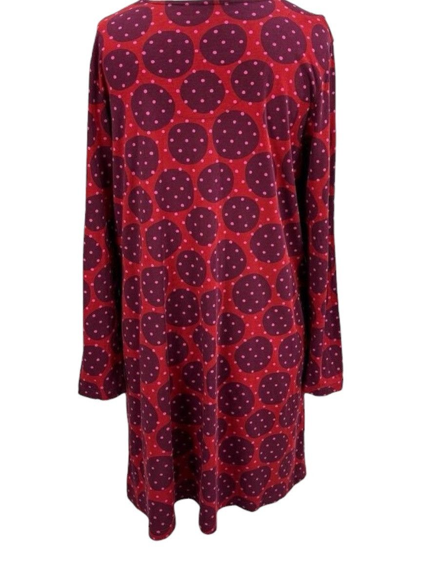 Gudrun Sjoden Gudrun Sjõdén Polka Dot LS V-Neck Organic Cotton Tunic Dress Size M / US 6-8 / IT 42-44 - 2 Thumbnail