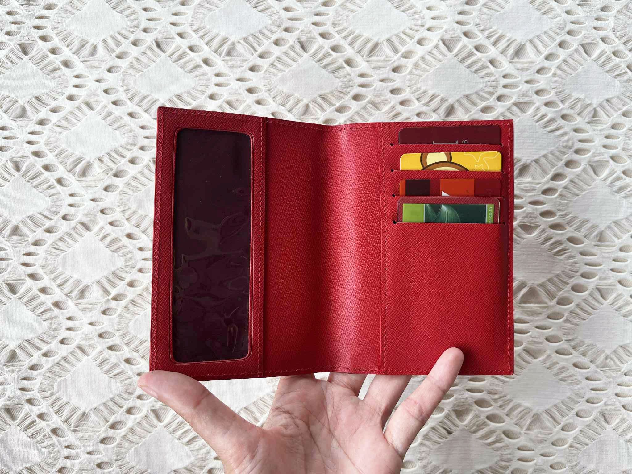 Gerard Darel Gerard Darel red genuine leather Bifold card holder Size ONE SIZE - 8 Thumbnail