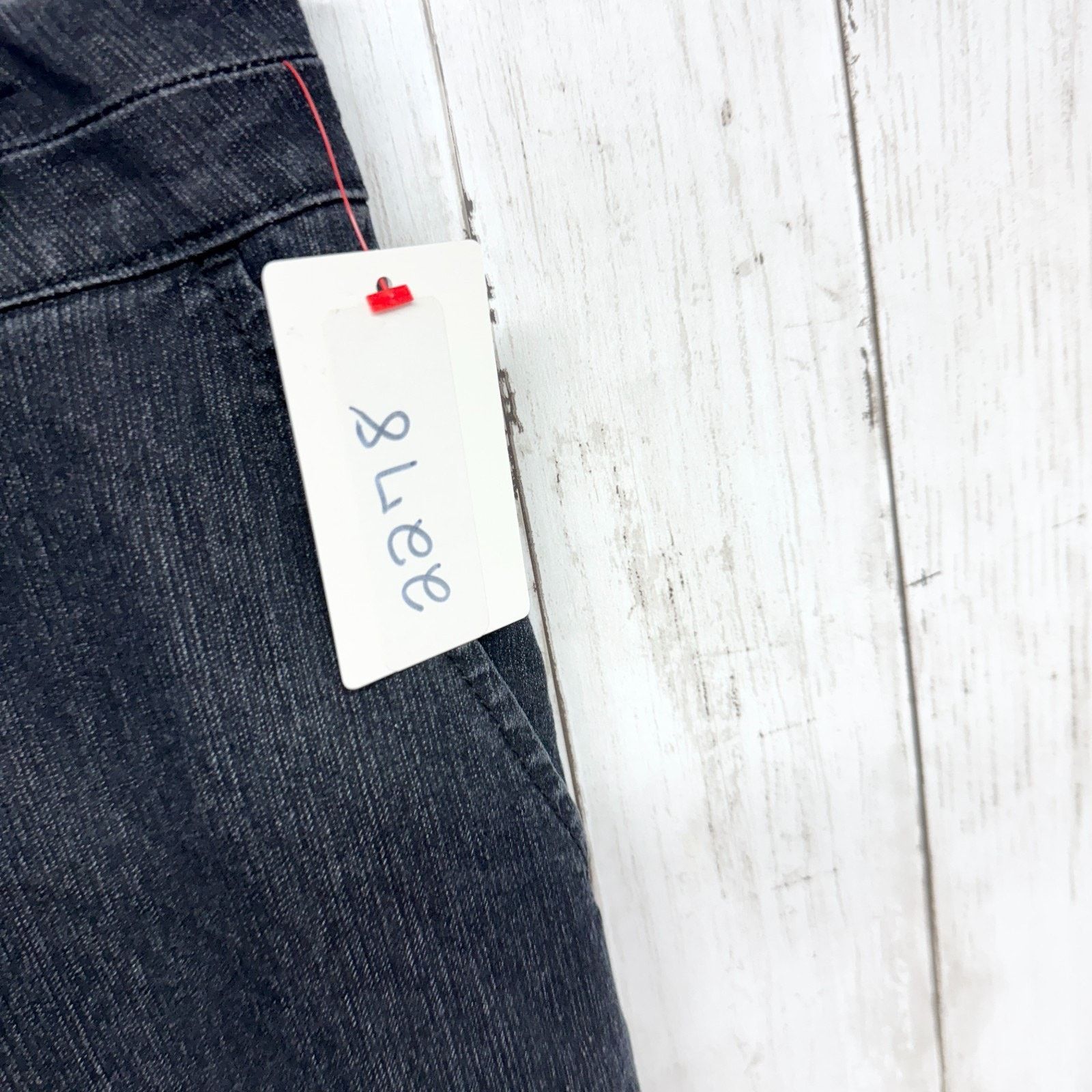 Coldwater Creek Coldwater Creek Pants P14 Black Denim Wide Flared Leg Jeans Size 35" - 2 Thumbnail