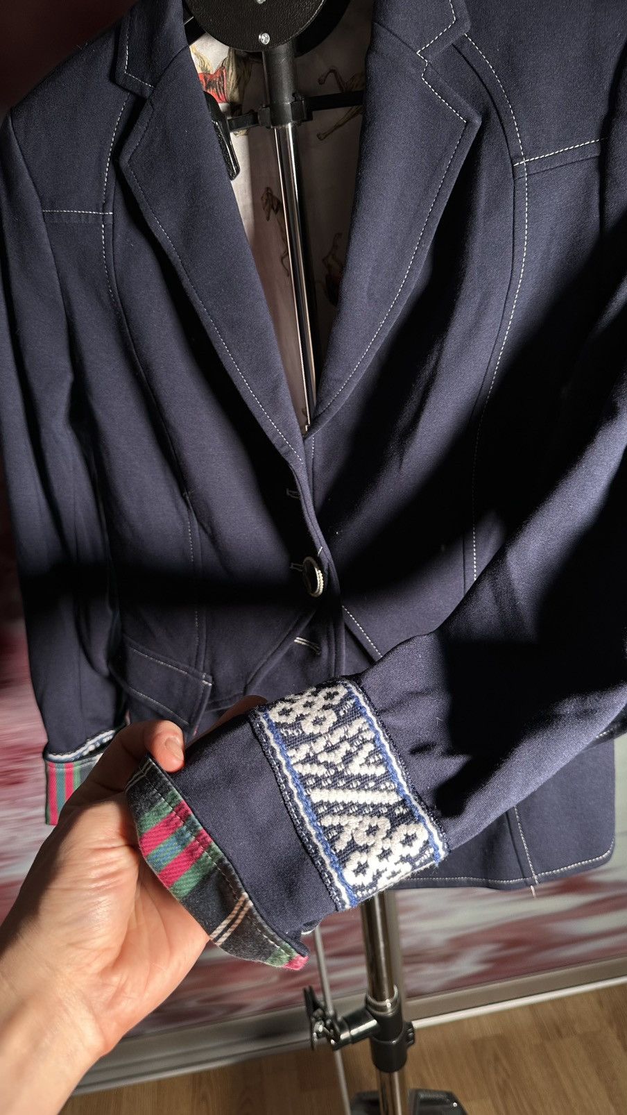 Vintage Maiden lane blazer blue🔥🔥 Size 40S - 7 Thumbnail
