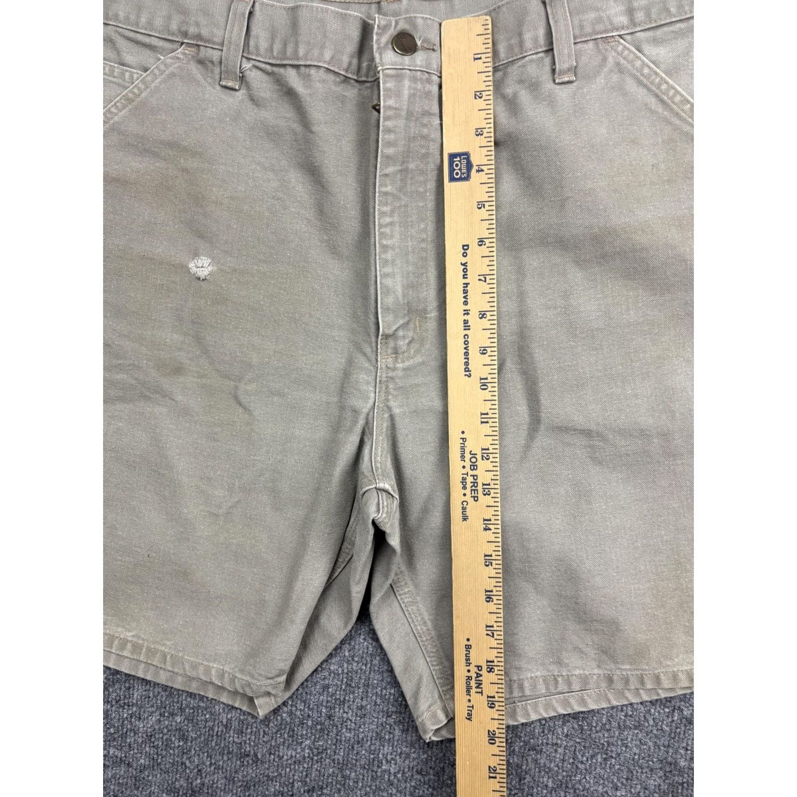 Carhartt VINTAGE Carhartt Cargo Shorts Mens 40 Beige Canvas Work Utility Carpenter B25 Size US 40 / EU 56 - 4 Thumbnail