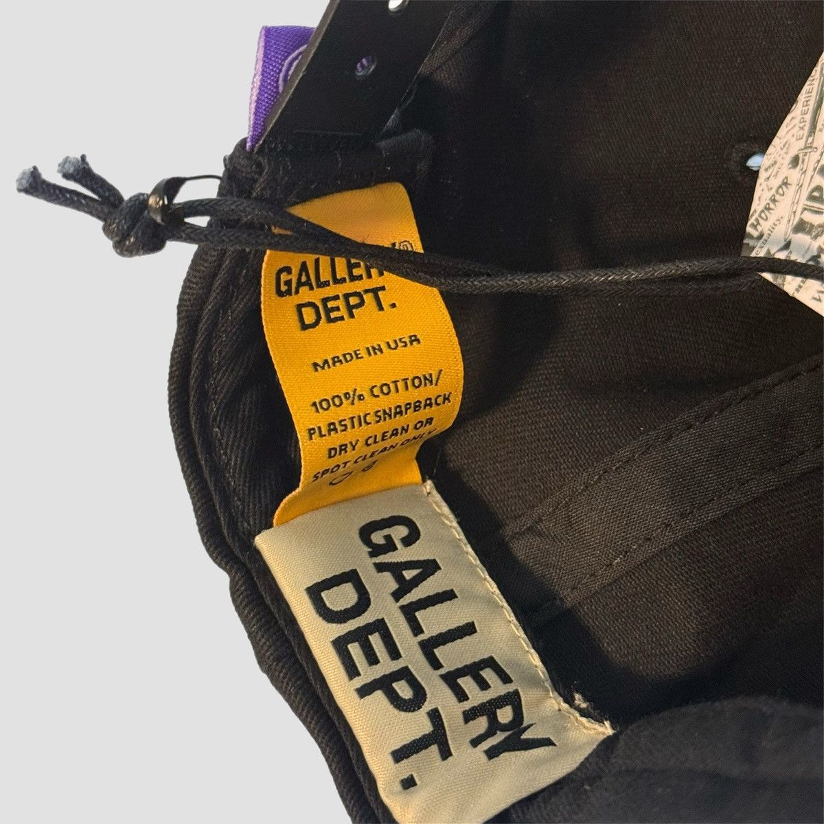Gallery Dept. Gallery Dept Chateau Josue Resort Cap Black Size ONE SIZE - 7 Thumbnail