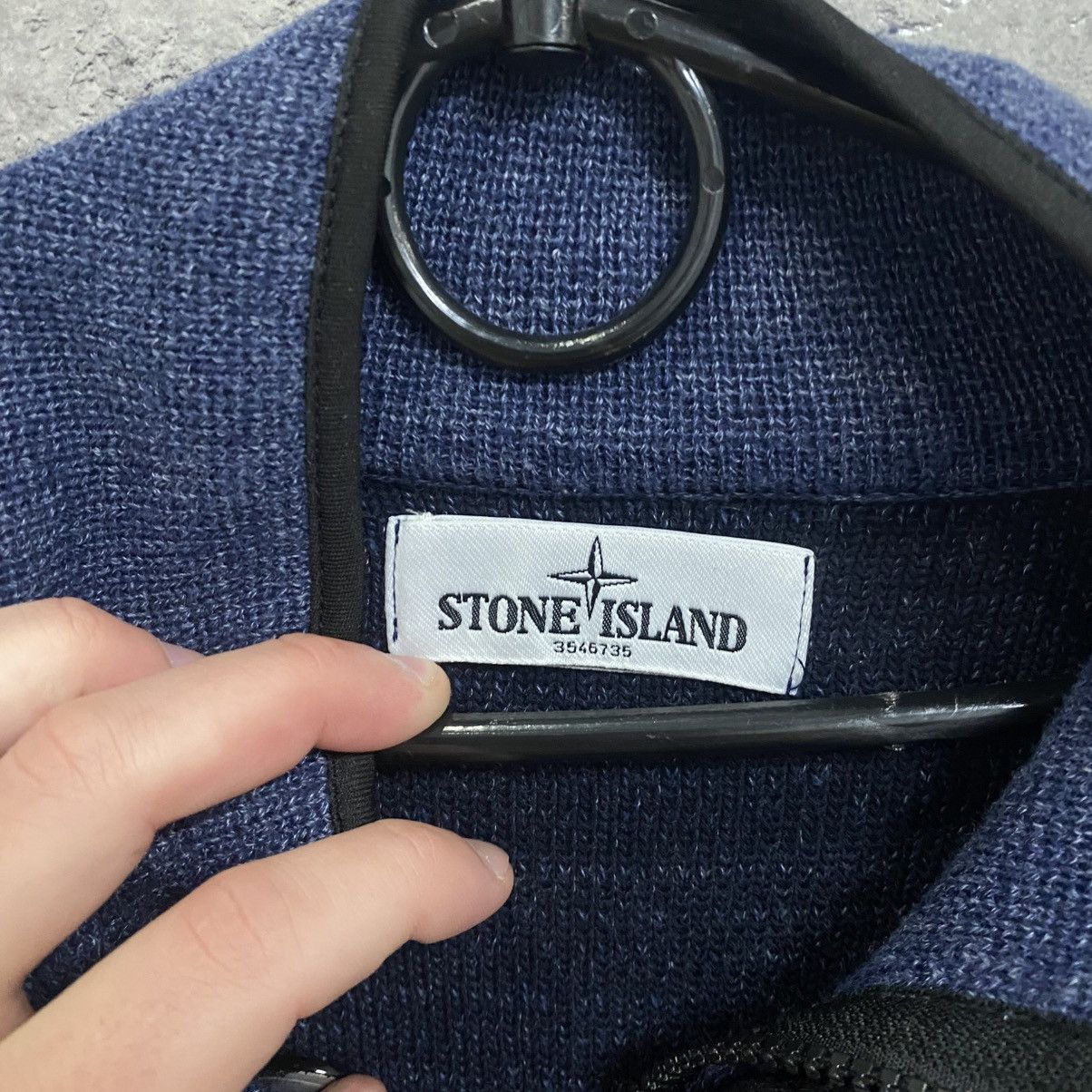 Stone Island Vintage Stone Island Half Zip 1/3 Button Up Zip Hoodie Size US L / EU 52-54 / 3 - 11 Thumbnail