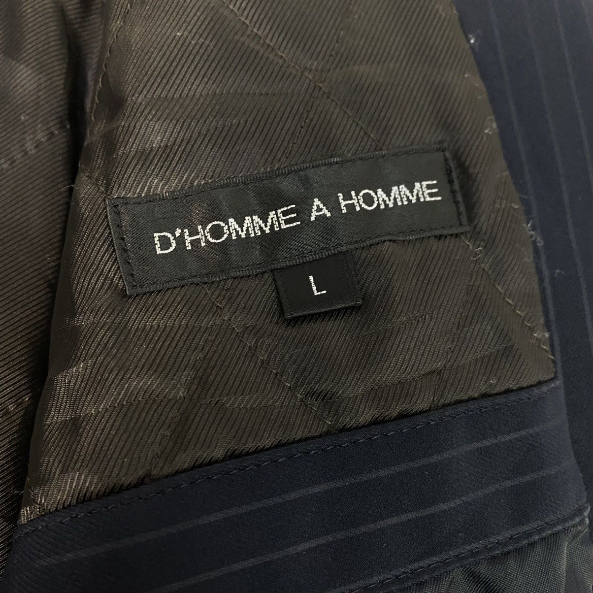 Armoire D'Homme 🇯🇵 D'HOMME A HOMME STRIPES LONG JACKET Size US L / EU 52-54 / 3 - 9 Thumbnail