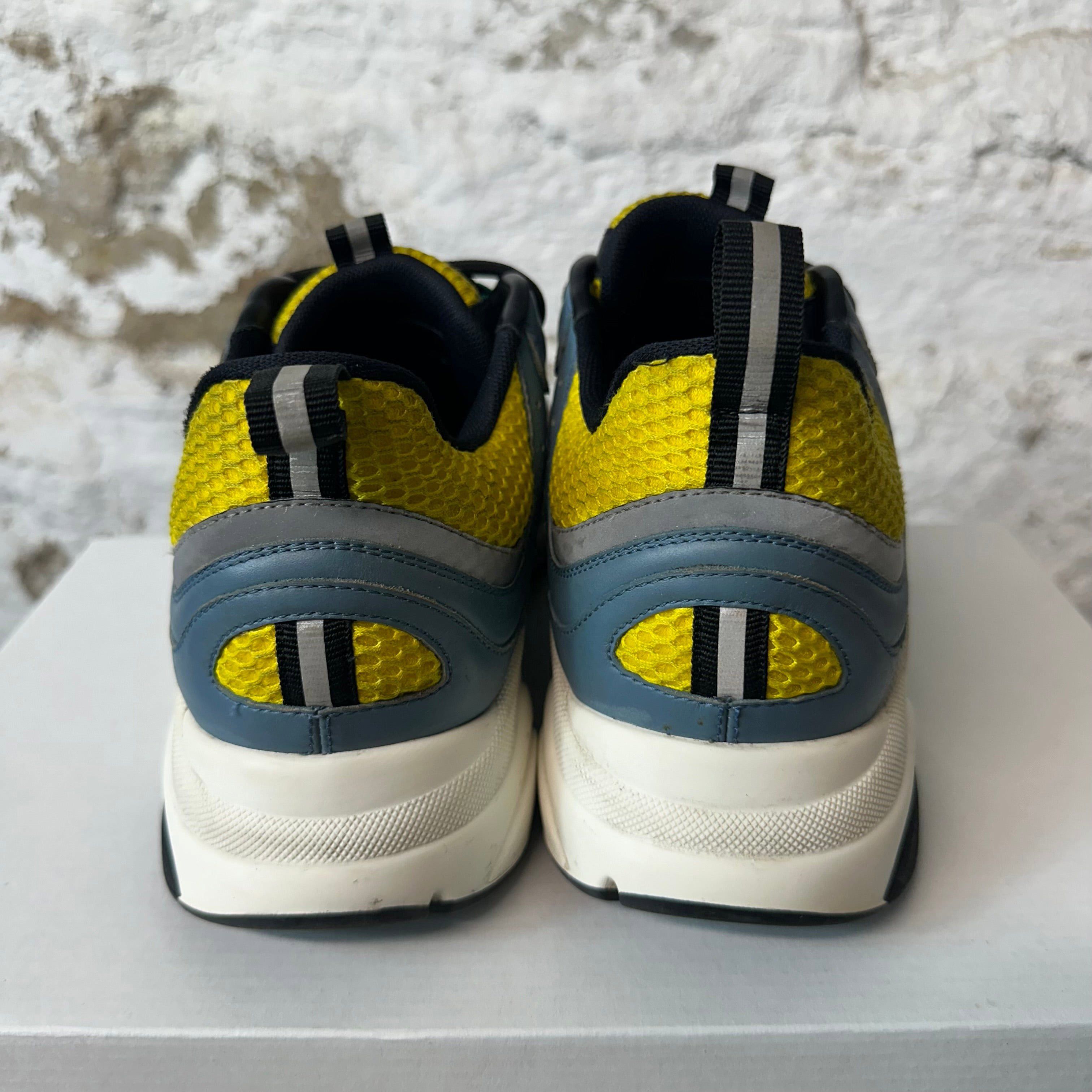 Dior Dior B22 Teal Yellow White Sneaker Sz 7 (40) Size US 7 / EU 40 - 5 Thumbnail