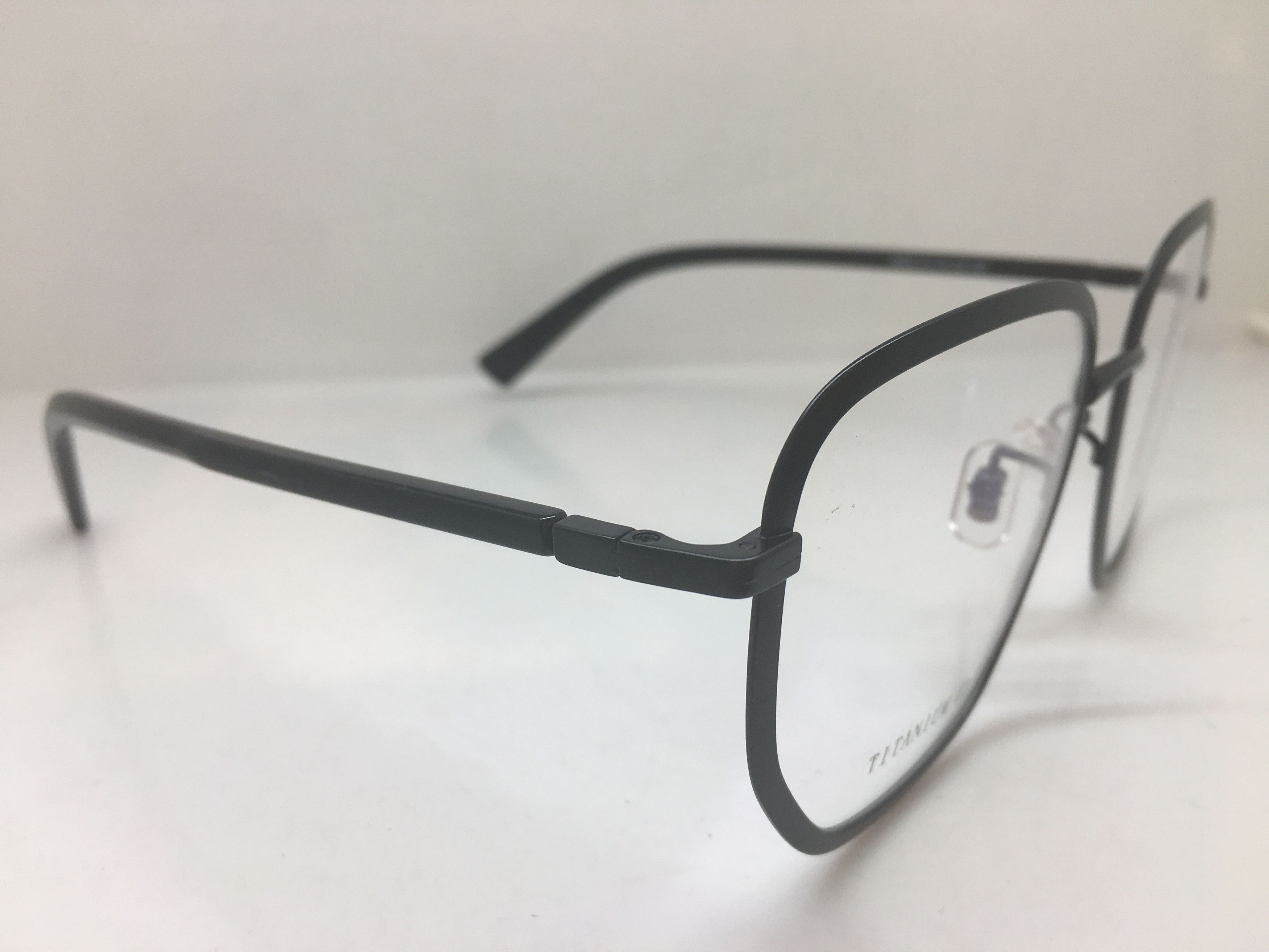 Other Oversize Black Titanium ROCKABILLY Eyeglasses Frame Size ONE SIZE - 2 Thumbnail