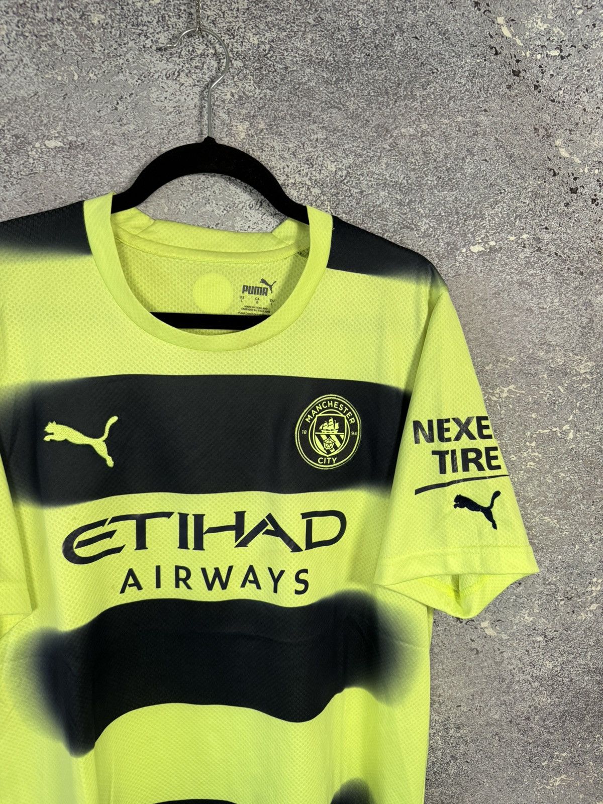 Puma × Vintage Vintage Manchester City 2022/23 Puma Jersey blokcore Size US L / EU 52-54 / 3 - 3 Thumbnail