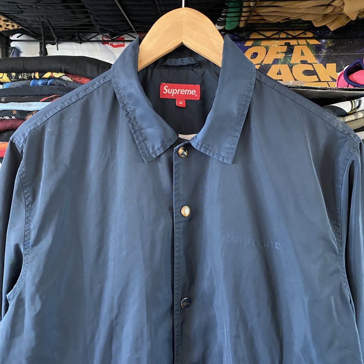 Supreme Supreme Nan Golden Jacket Nylon Windbreaker Navy Blue 2018 Size US M / EU 48-50 / 2 - 2 Thumbnail