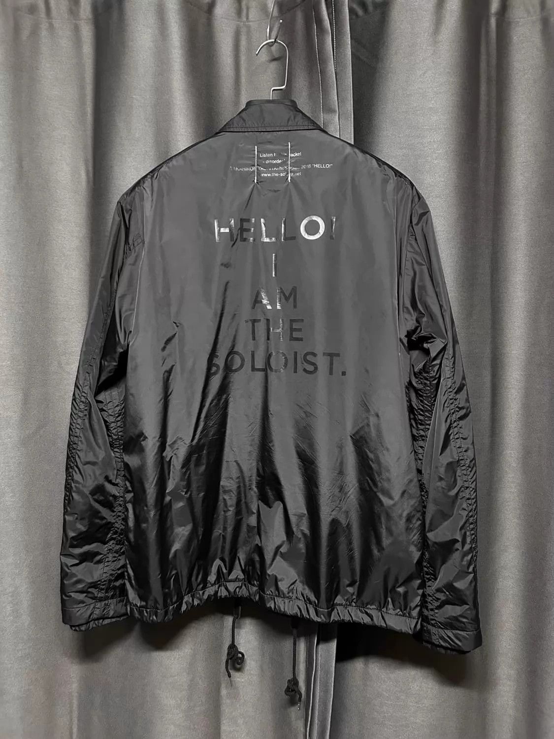 Takahiromiyashita The Soloist. SOLOST 18SS Coach Jkt Collar Inner Fleece Lining 46 8/10 Size US S / EU 44-46 / 1 - 3 Thumbnail
