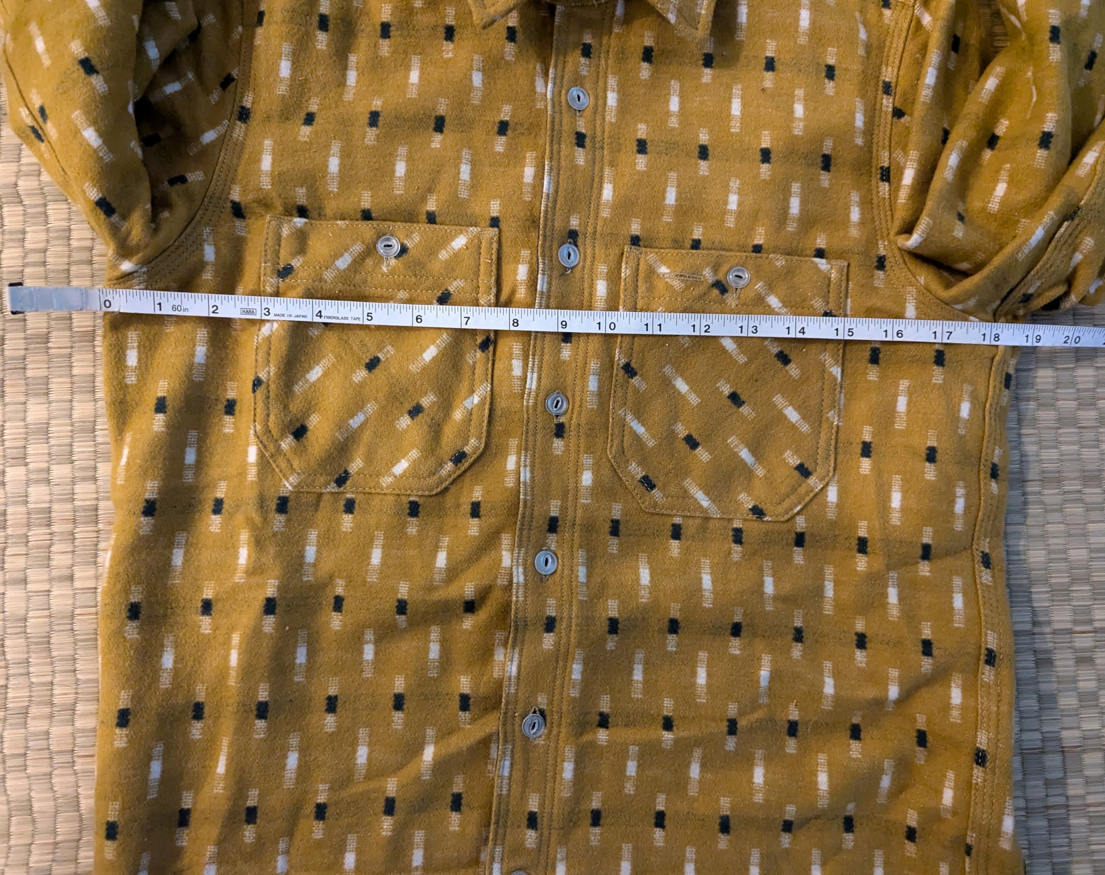 Rogue Territory RGT Rogue Territory Geometric Pattern Cotton Brushed Flannel Size US S / EU 44-46 / 1 - 4 Thumbnail