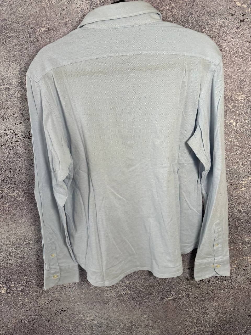 Suitsupply Suitsupply Blue Pure Cotton Long Sleeve T-Shirt Medium Size US M / EU 48-50 / 2 - 13 Thumbnail