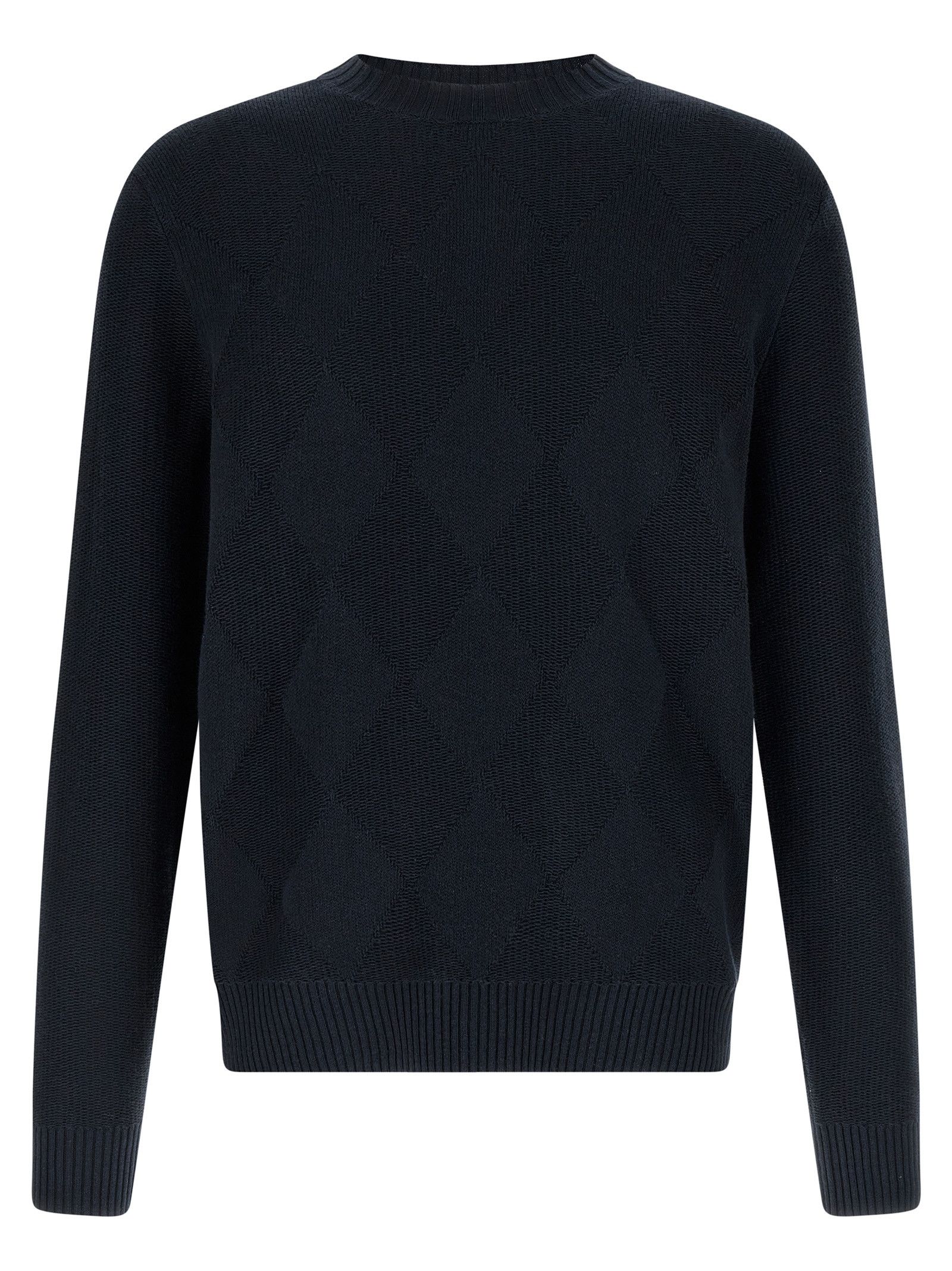Ballantyne Diamond intarsia sweater Size US L / EU 52-54 / 3 - 1 Thumbnail