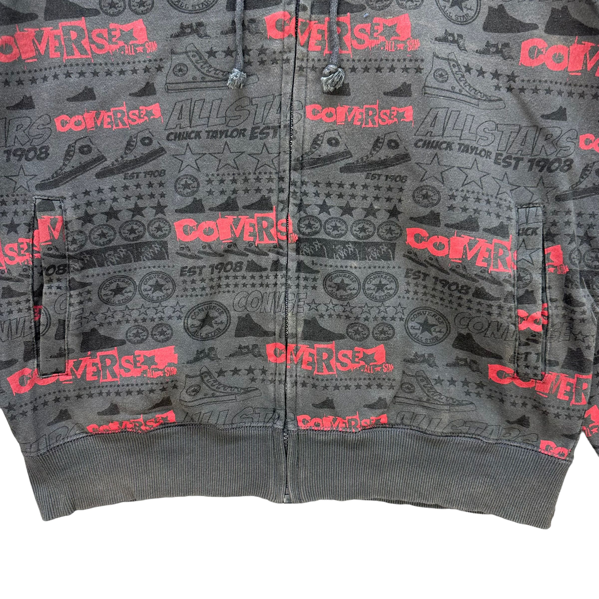 Converse CONVERSE FULLPRINT ZIPPER HOODIES #8560-014 Size US L / EU 52-54 / 3 - 3 Thumbnail