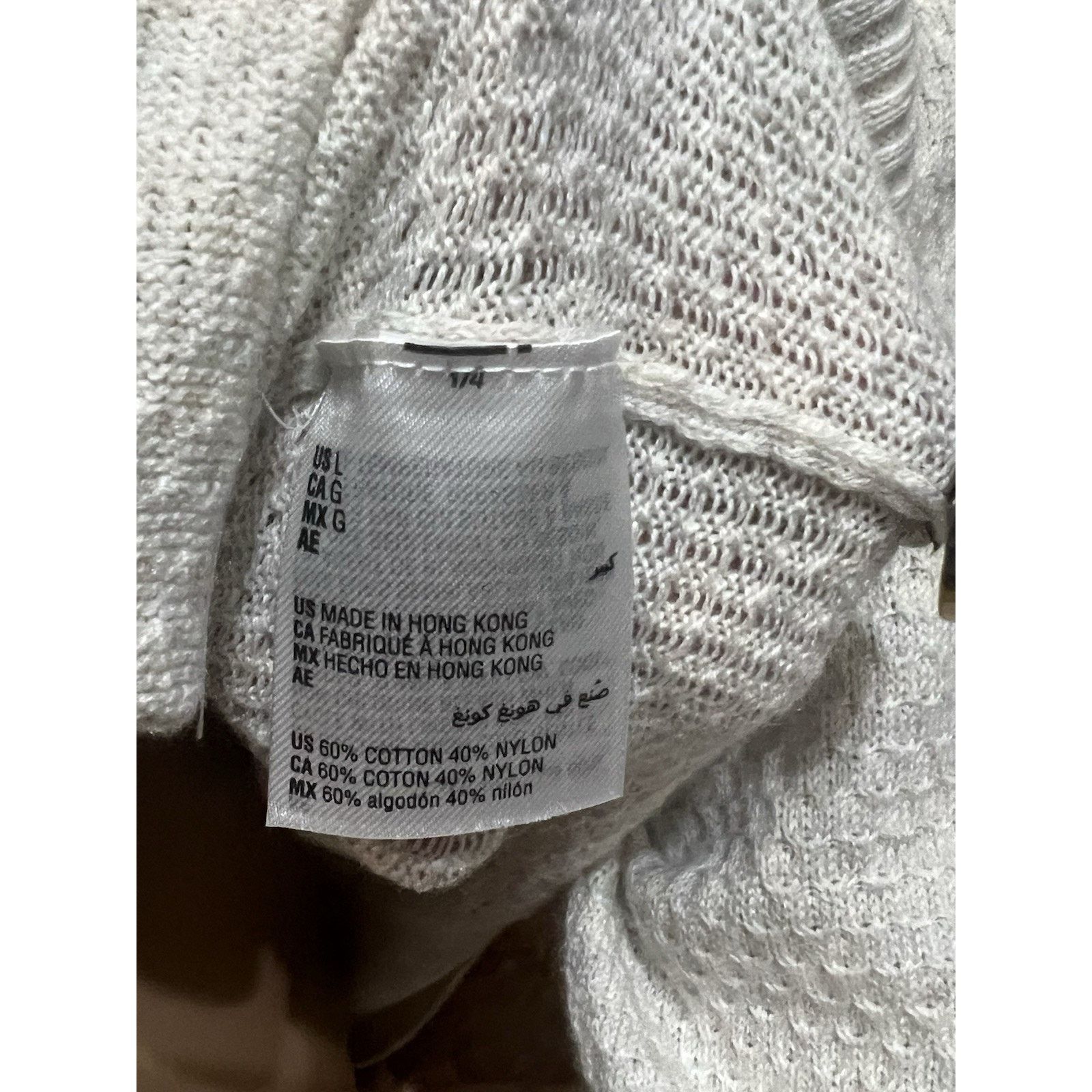 Tasso Elba NWT TASSO ELBA LUXURY YARN MENS 1/4 ZIP SWEATER Sz L Size US L / EU 52-54 / 3 - 7 Thumbnail