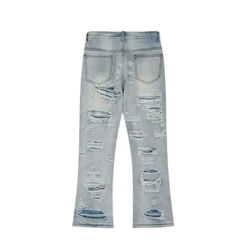 VIBE punk fade flared jeans
