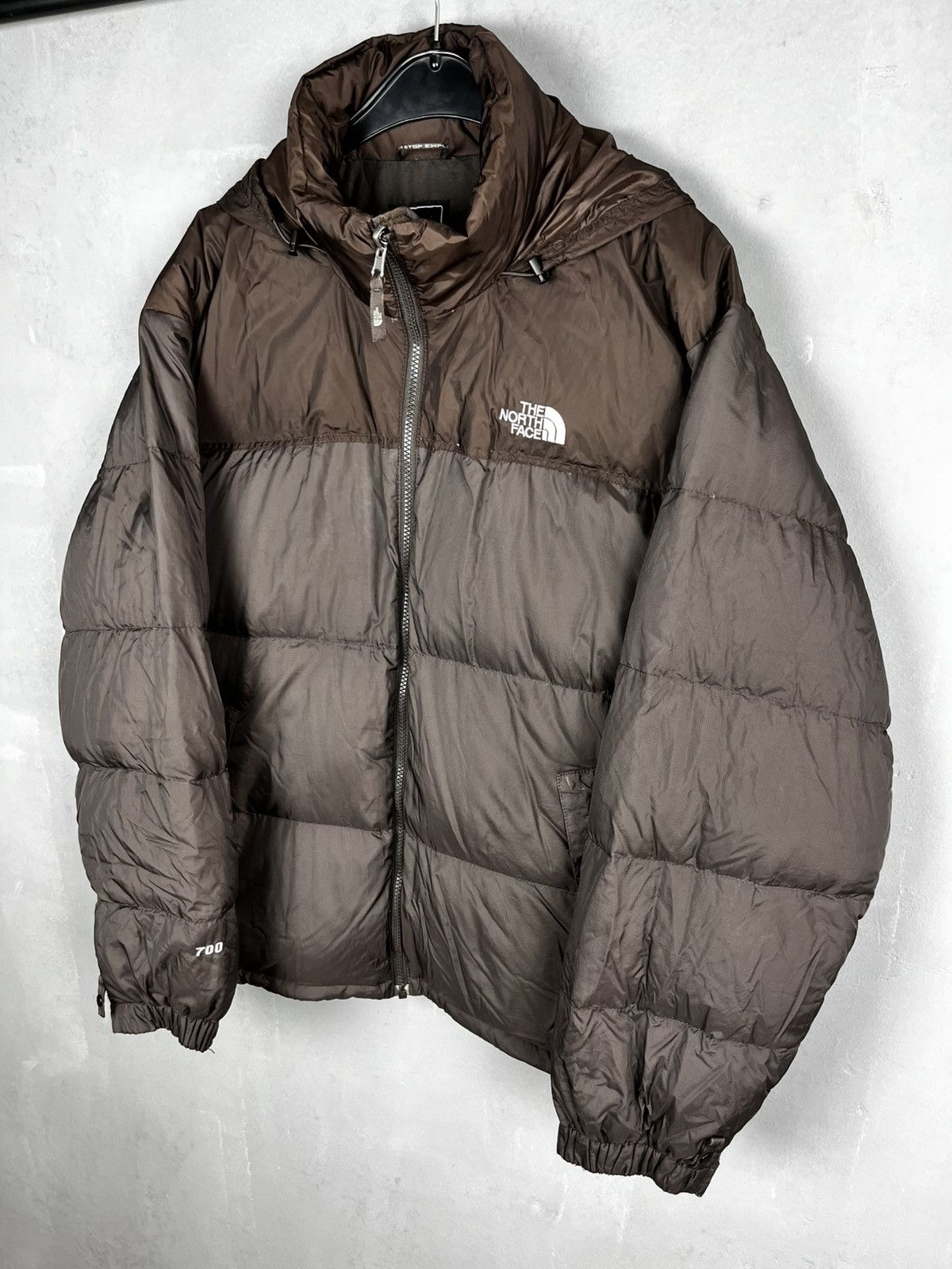 The North Face The north face down puffer jacket brown vintage rare Size US L / EU 52-54 / 3 - 1 Thumbnail