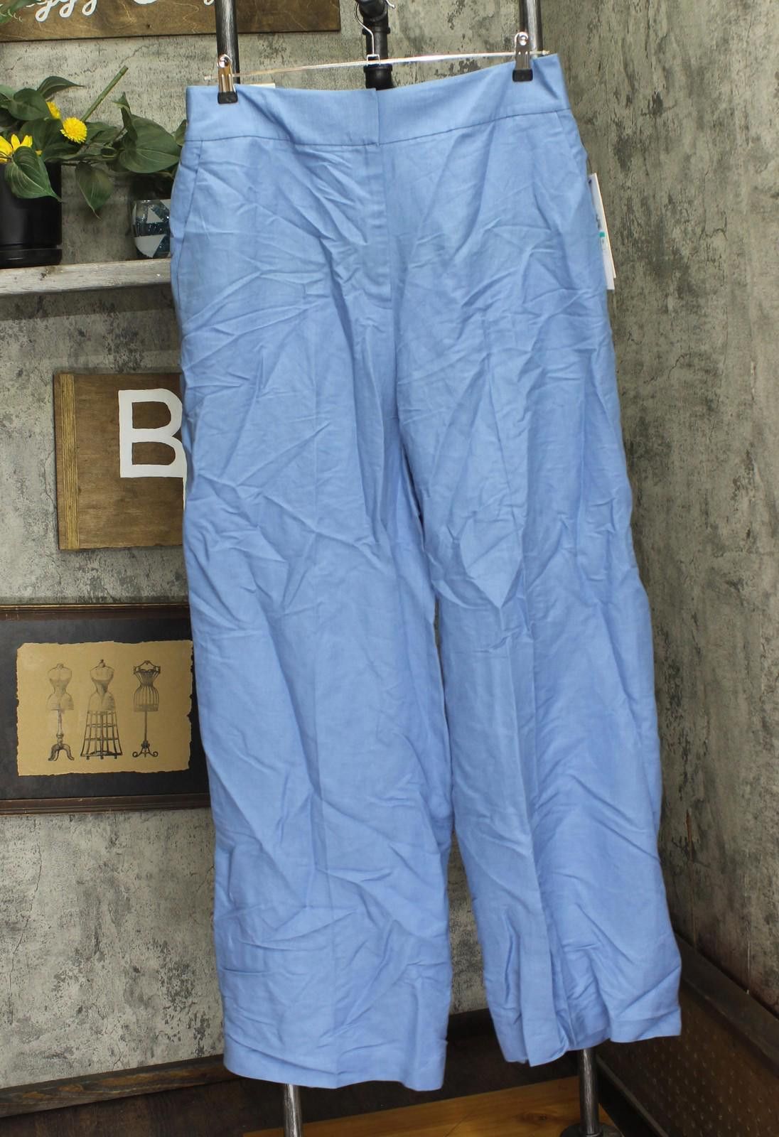 Calvin Klein Nwt Calvin Klein Wide-leg Pants S43pa994 Bayour Blue 16 Size 38" / US 16 / IT 52 - 1 Thumbnail