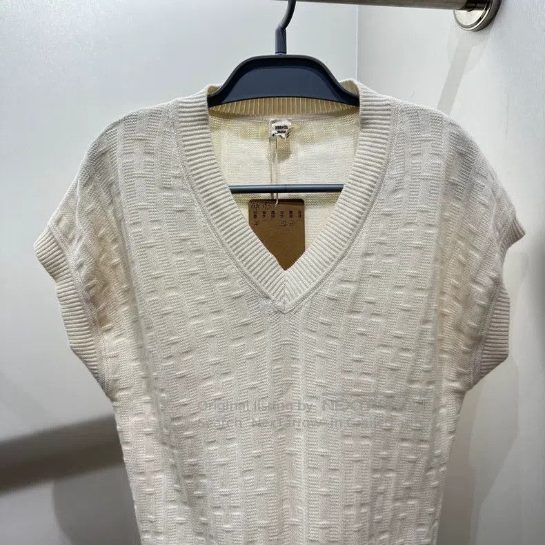 Hermes Hermes Printed H Stripe Wool Knit Vest Size XXS / US 00 / IT 34 - 6 Thumbnail
