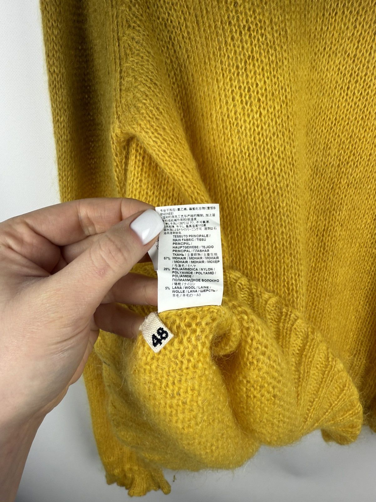 Marni Marni Men’s Grunge Mohair Knitted Sweater Pullover Size US M / EU 48-50 / 2 - 12 Thumbnail