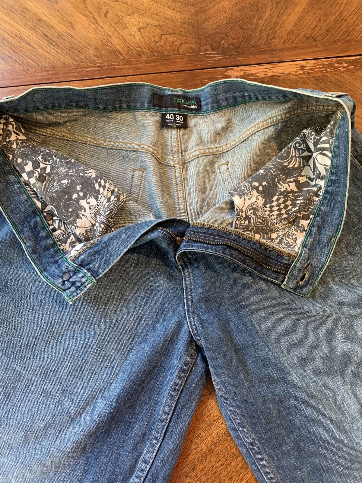 Anchor Blue Y2K original blue Anchor blue jeans Size US 40 / EU 56 - 4 Thumbnail
