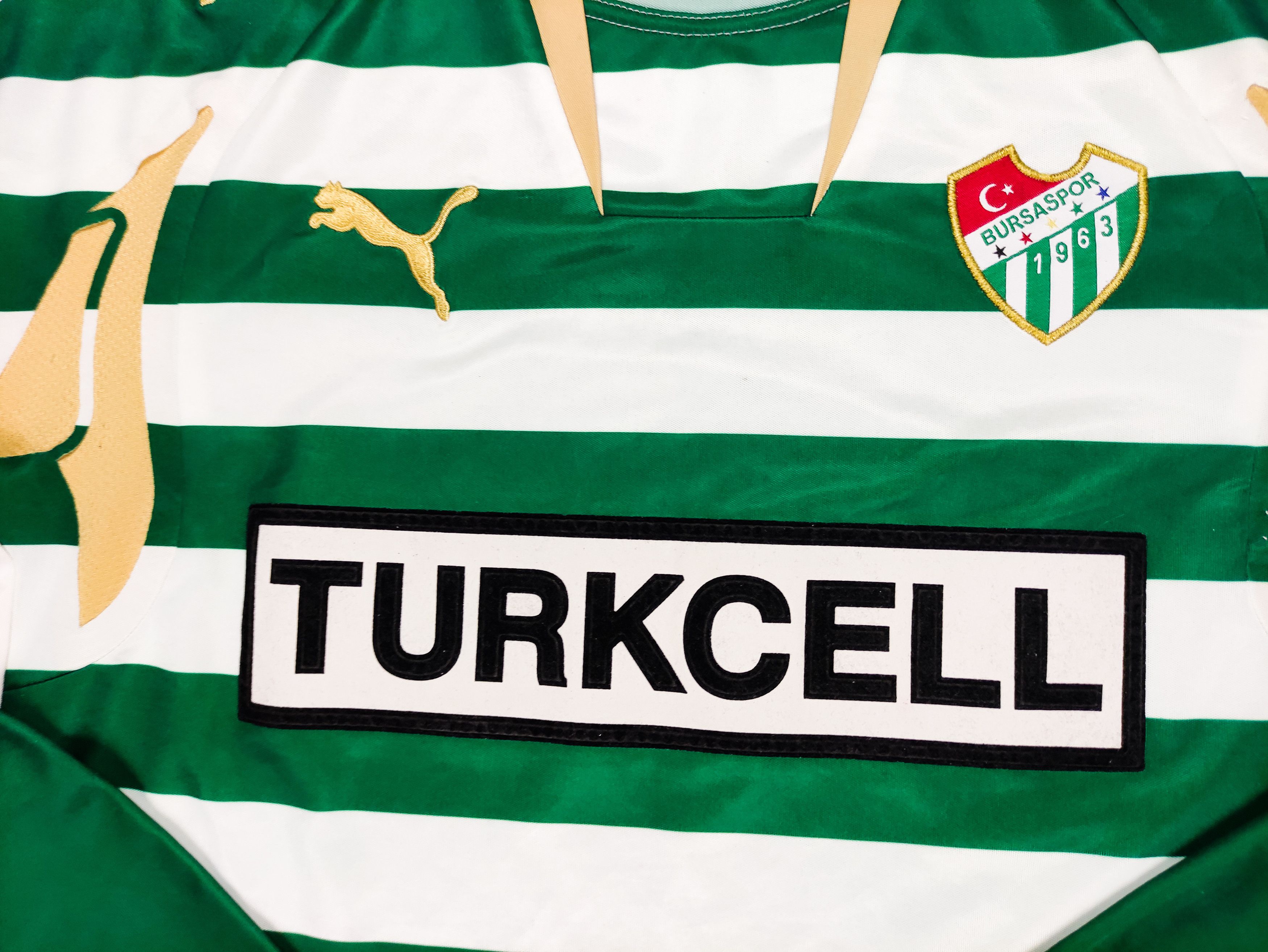 Puma Bursaspor 2007 2008 Puma Third Shirt Kit Turkiye Longsleeve Size US M / EU 48-50 / 2 - 10 Thumbnail