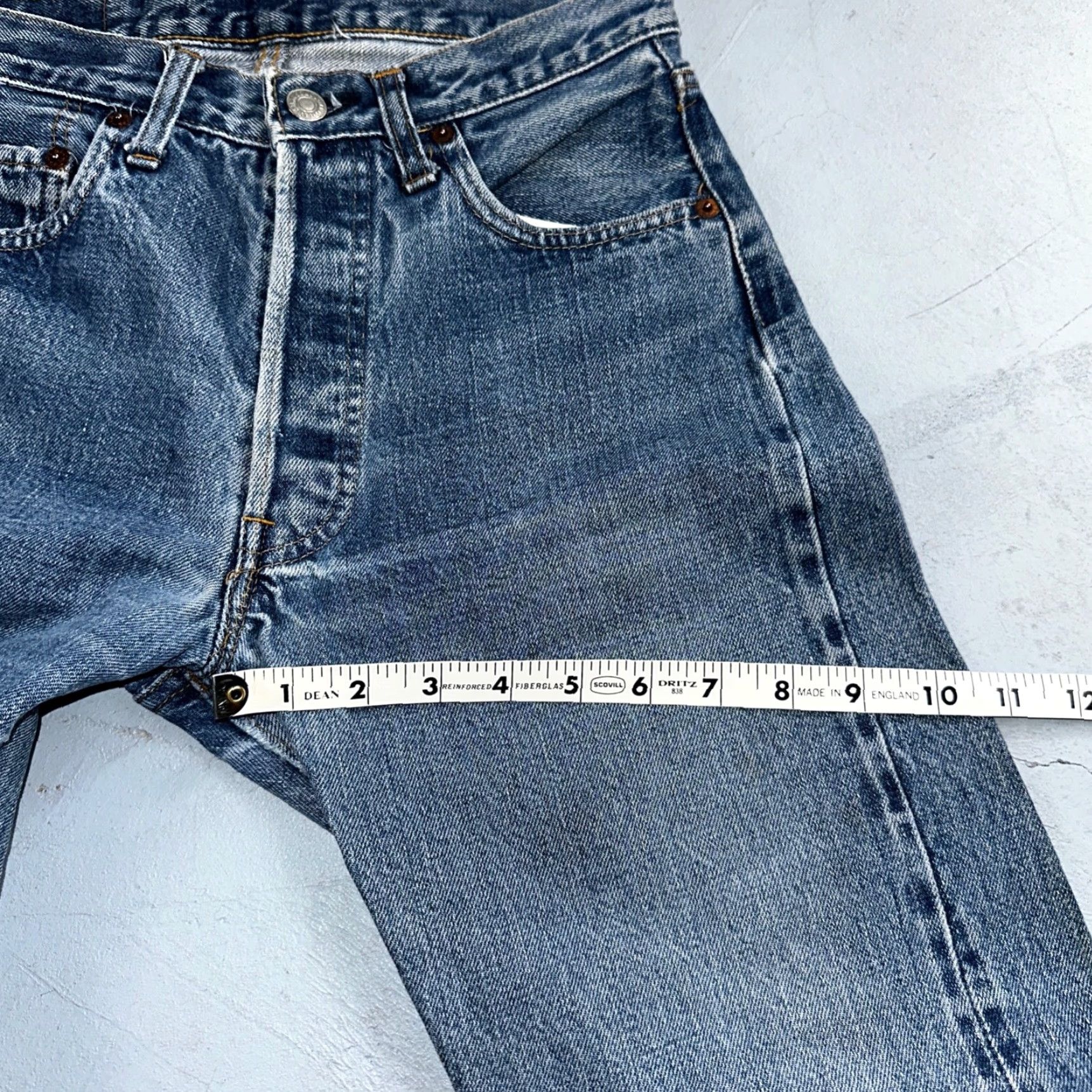 Levi's VINTAGE Levi's 501 Jeans Mens Classic Denim Blue 29x33 70s 80s Selvedge Redline 501 XX Size US 29 - 6 Thumbnail
