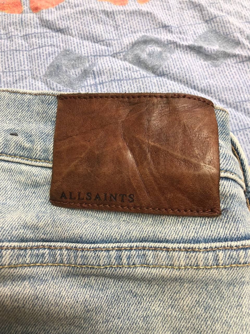 Allsaints Vintage Allsaints Jeans Distressed Denim Faded Y2K Style Size US 34 / EU 50 - 18 Thumbnail