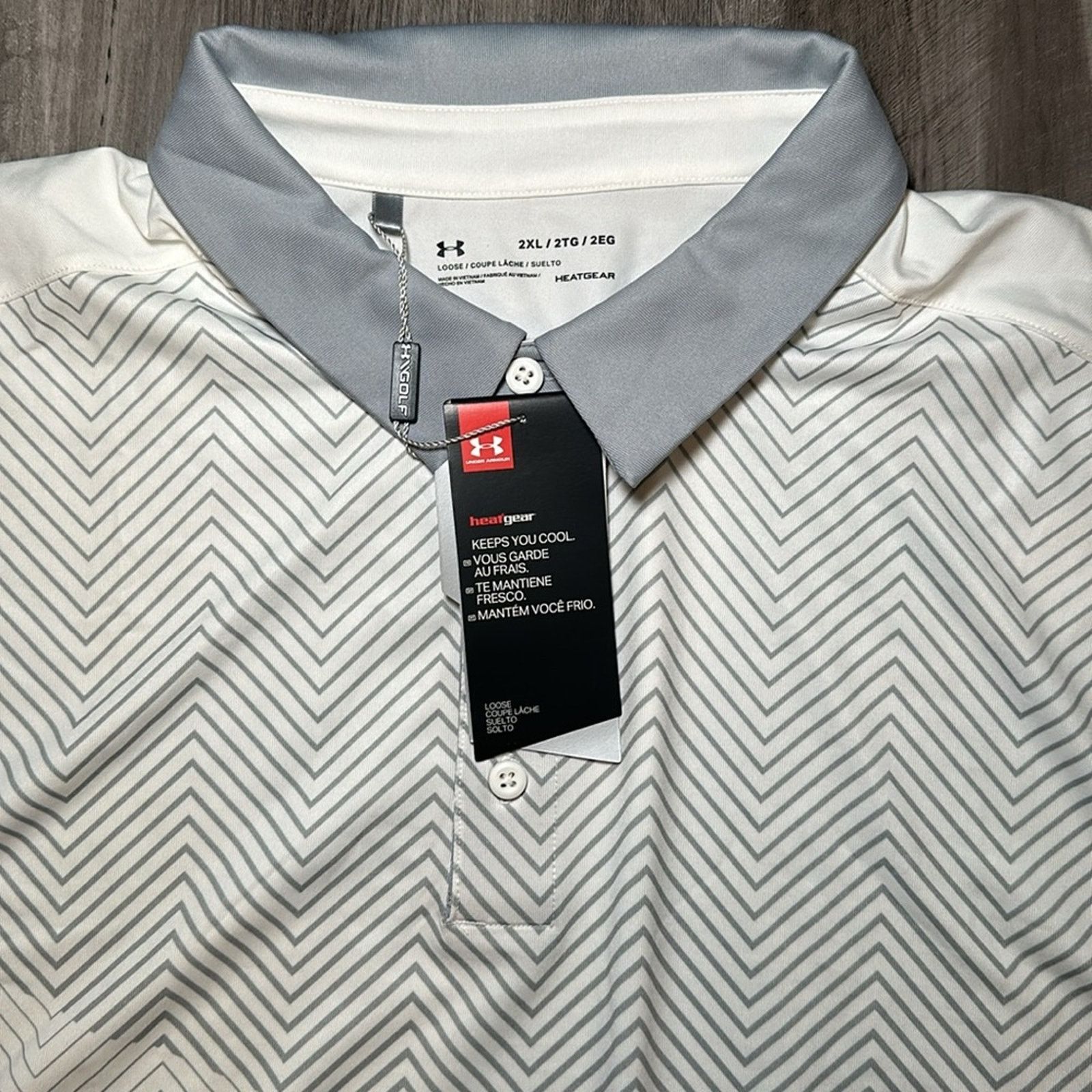 Under Armour Under Armour Golf HeatGear Loose Polo - 2XL Size US XXL / EU 58 / 5 - 5 Thumbnail