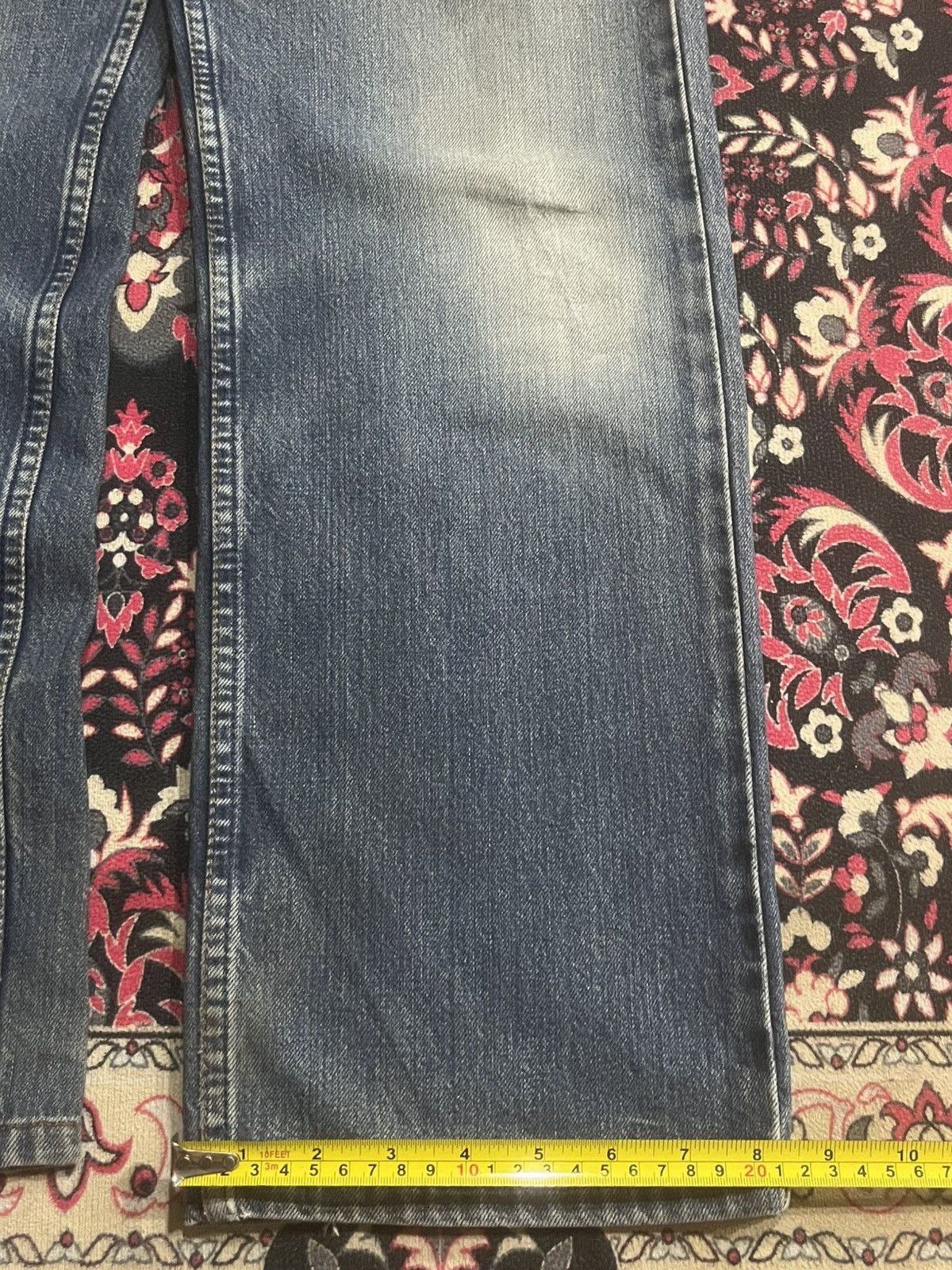 Levi's Vintage Y2K Levi’s 512 Blue Washed Straight Leg Jeans Size US 32 / EU 48 - 16 Thumbnail